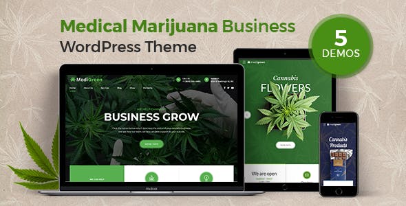 MediGreen - Medical Marijuana WordPress Theme - Health & Beauty Retail