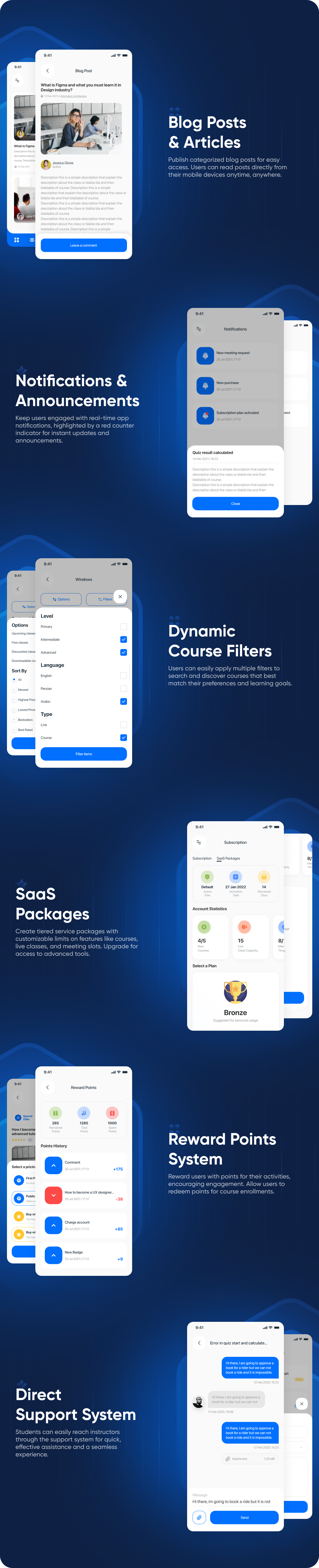 Rocket LMS Flutter Mobile App - Learning Management System for Android and iOS - 2