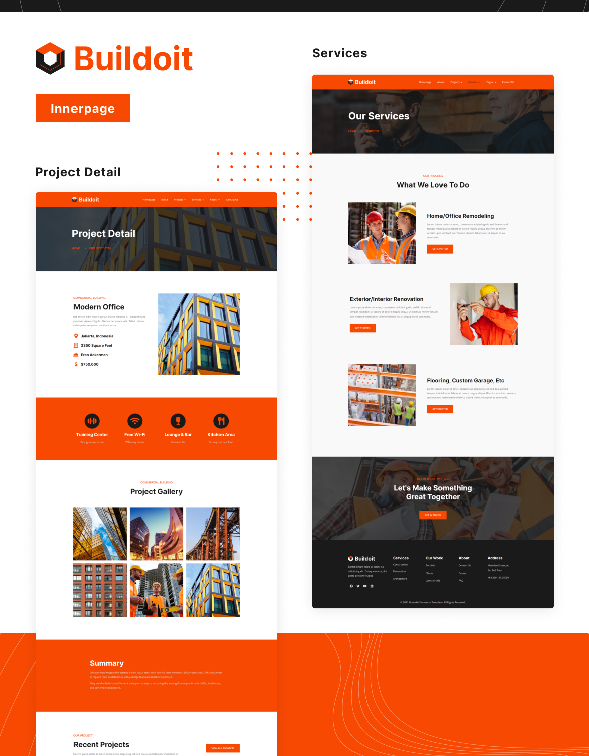 Buildoit | Construction & Building Elementor Template Kit - 3