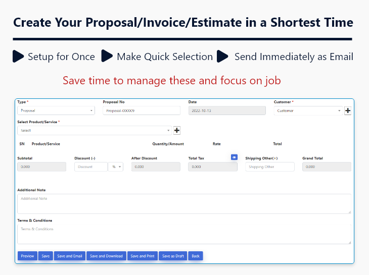 FlyPapyrus - Proposal Invoice and Quotation Software - 3