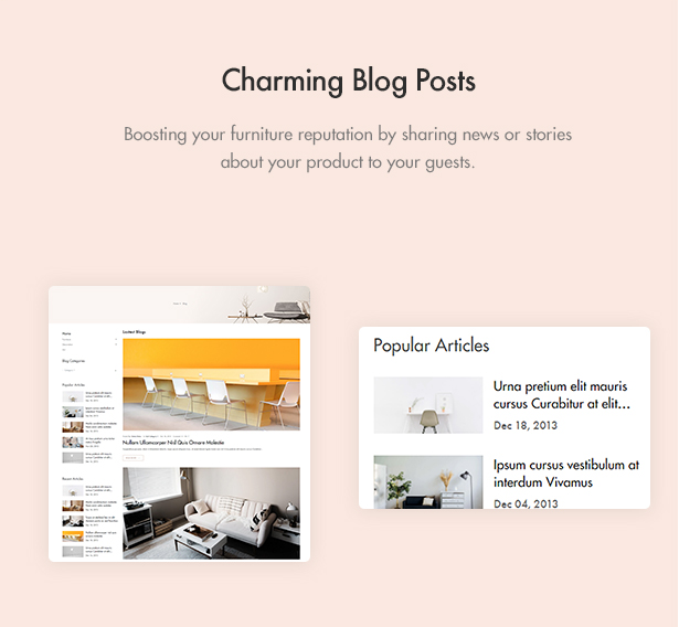 Charming Furniture Blog Page