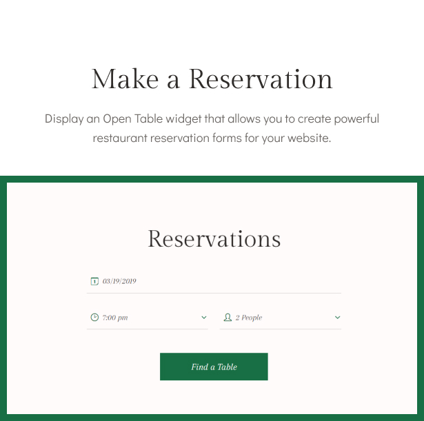 reservation