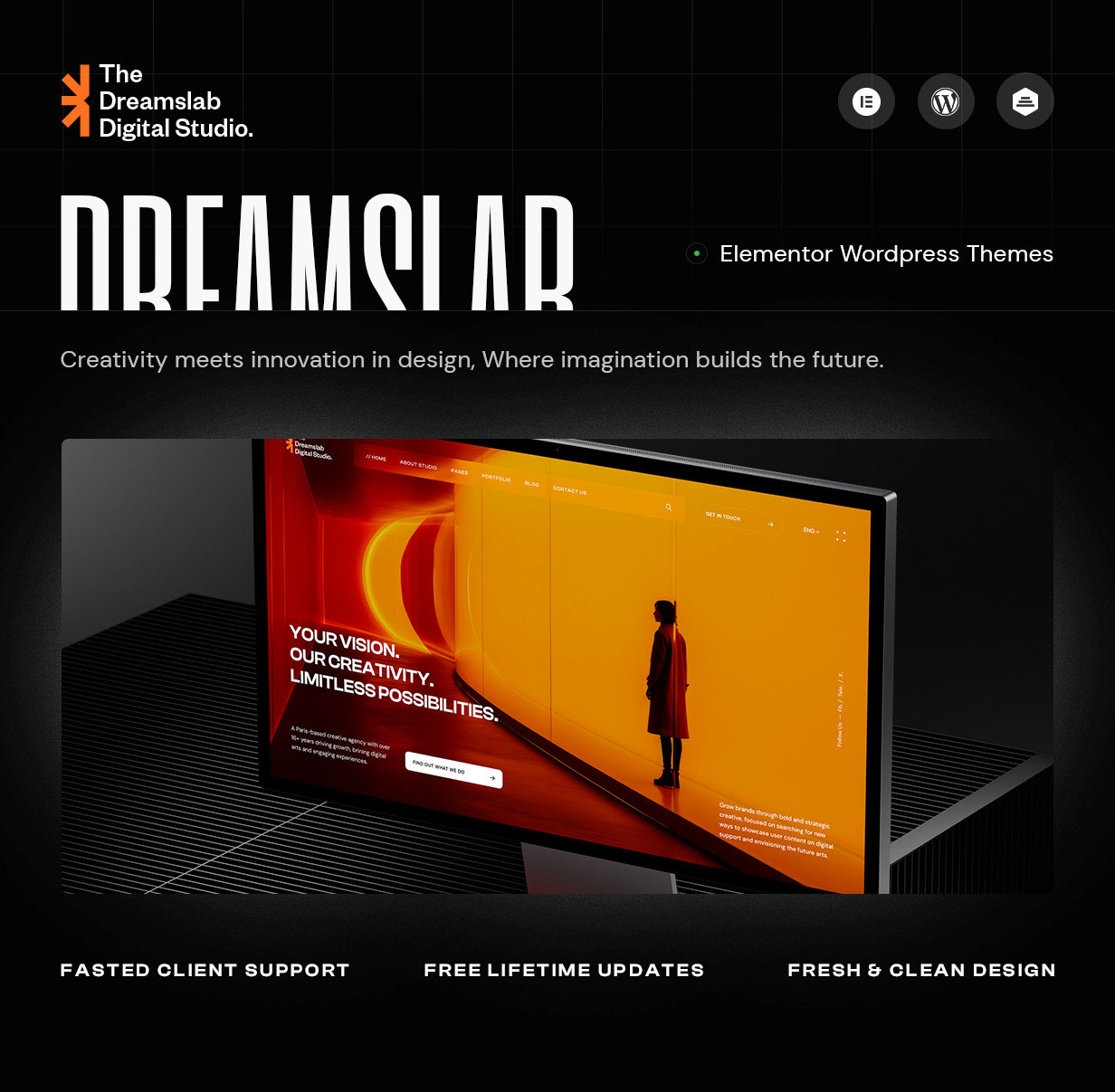 Dreamslab - Creative Portfolio & Agency WordPress Theme - 5
