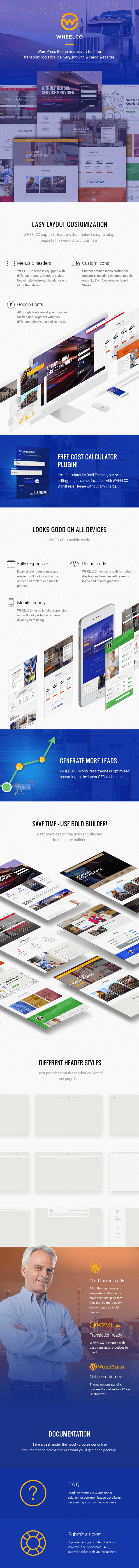 Wheelco - Cargo, Transport & Logistics WordPress Theme - 2