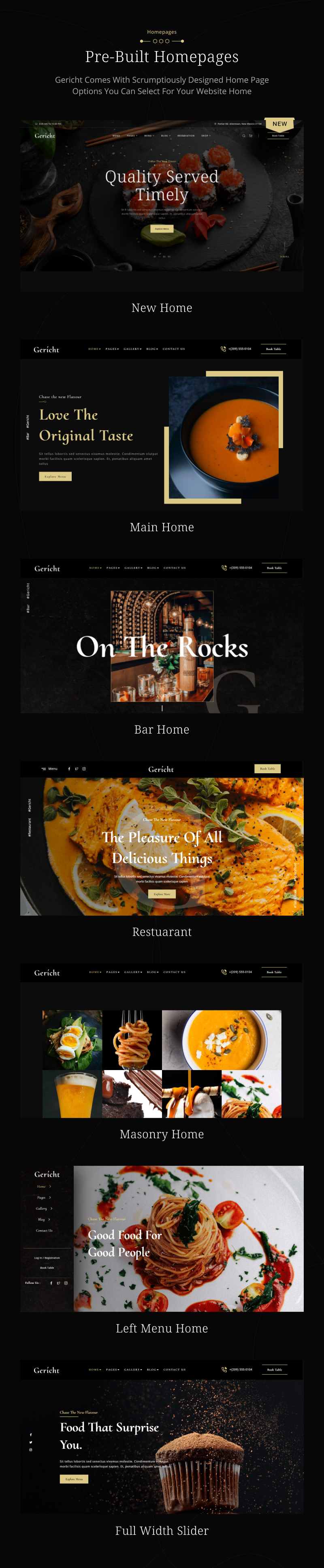 Gericht - Restaurant WordPress Theme - 6