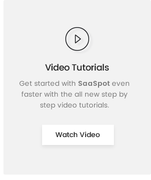 SaaSpot Video Guide