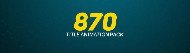 780 Title Animations - 2
