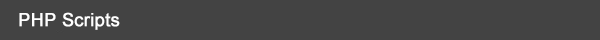 PHP Scripts