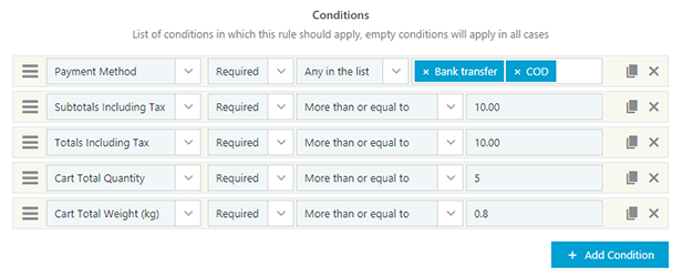 Dynamic Pricing & Discounts for WooCommerce - Conditional Logics