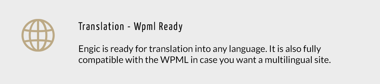 Translation - Wpml Ready
