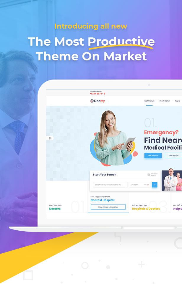 Doctry - Doctors and Hospitals Listing Theme - 7
