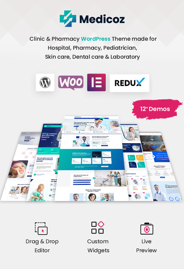 Medicoz – WordPress theme for clinic and pharmacy – 1