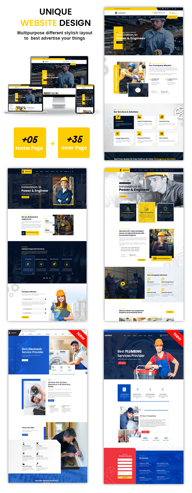 Indofact - Industry and factory WordPress Theme - 2