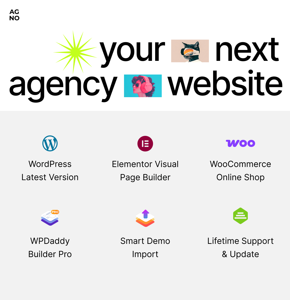 Agno – Creative Portfolio Agency WordPress Theme - 6