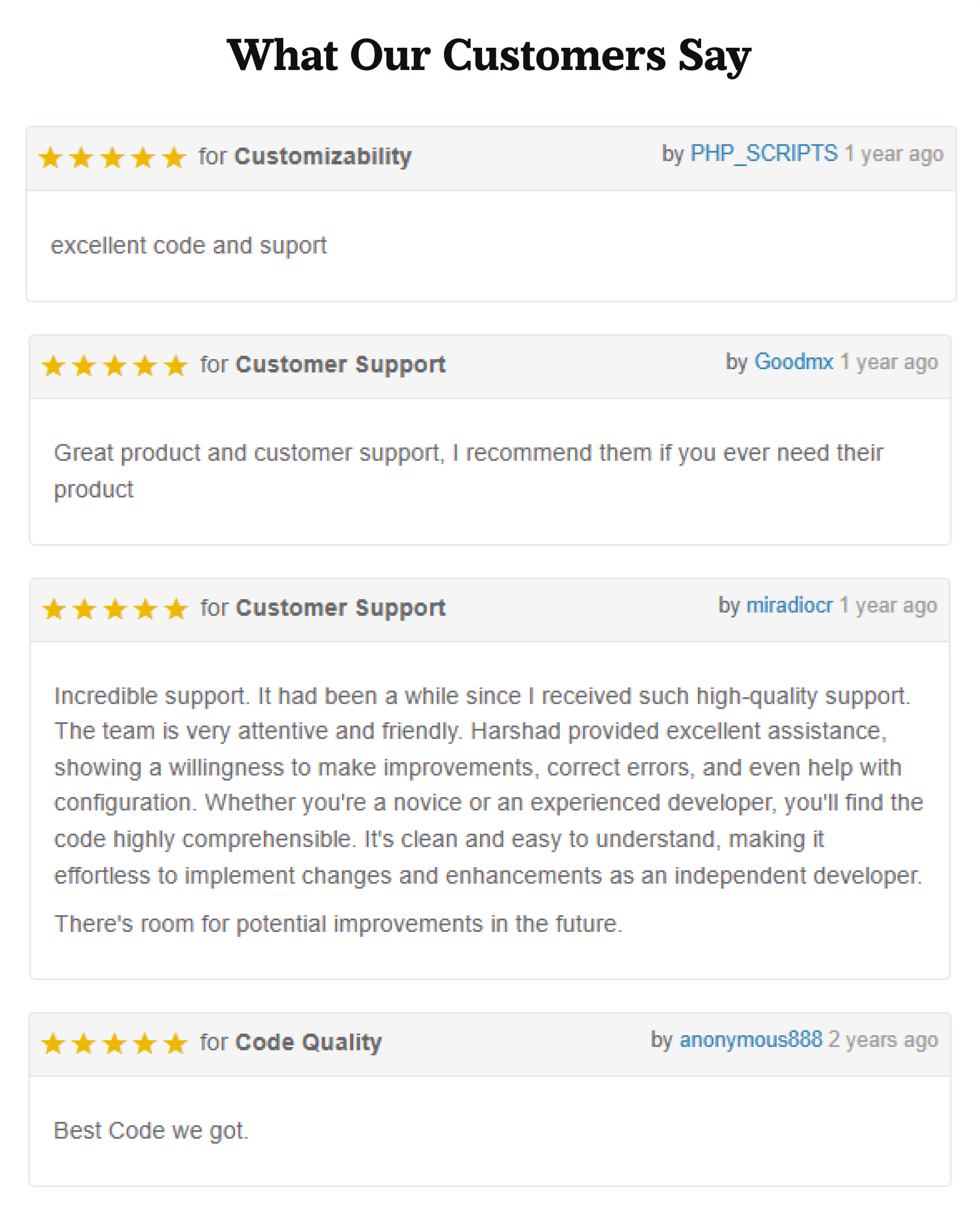 eRestro Web - our customers say