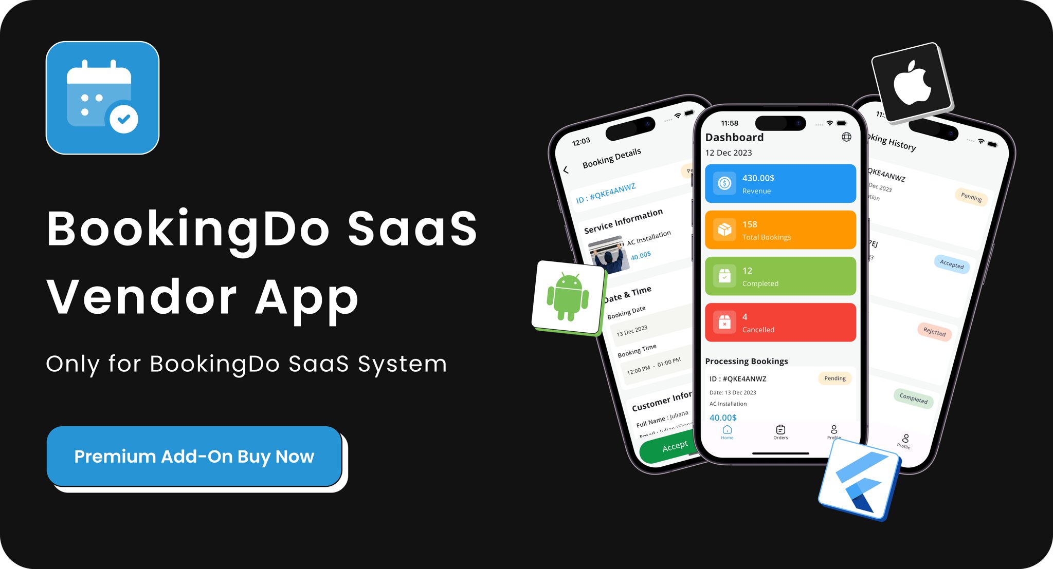 BookingDo SaaS - Multi Business Appointment, Service Booking SaaS