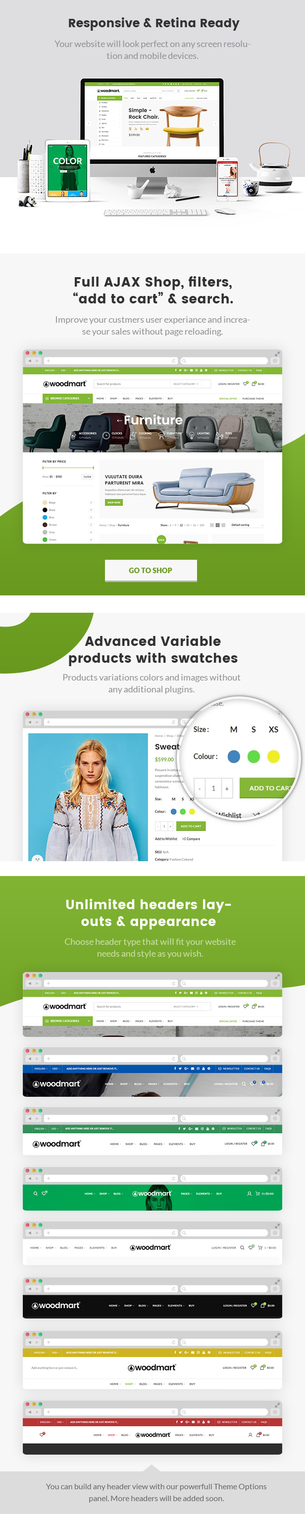 Woodmart - Responsive Shopify Template 