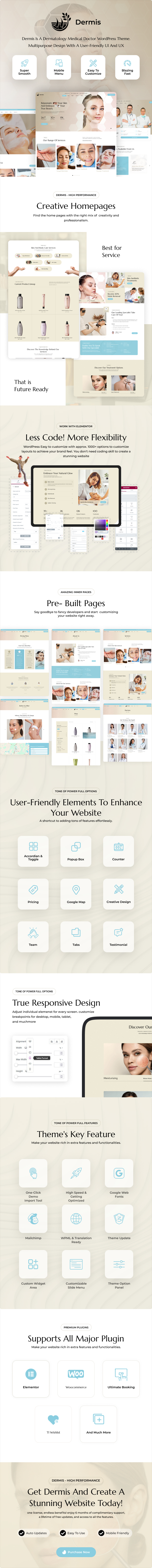 Dermis - Medical Doctor WordPress Theme - 1