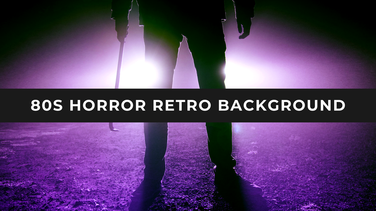 80s Horror Retro Background by Freesol | AudioJungle
