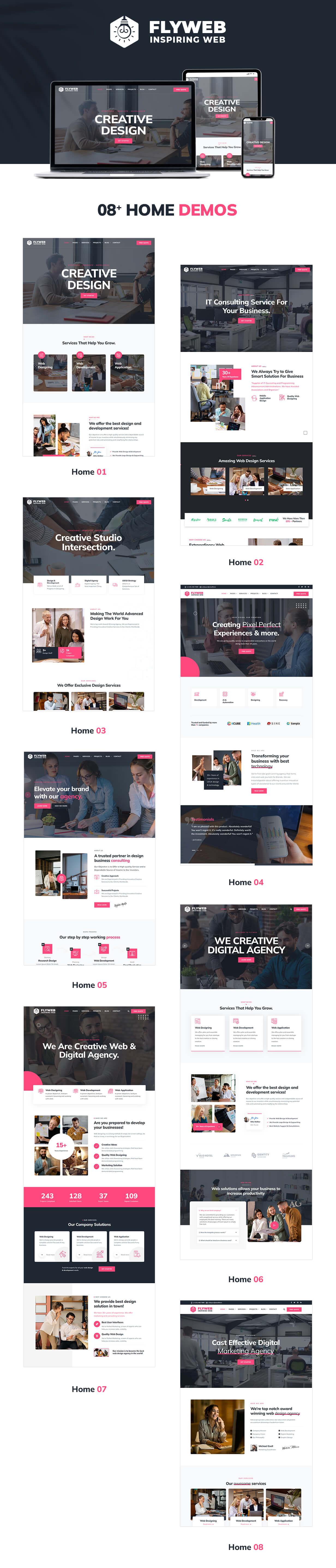 Web Design Agency WordPress Theme