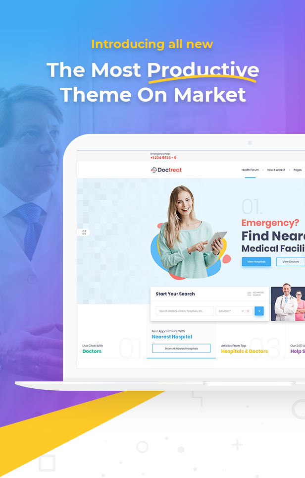 Doctreat - Hospitals and Doctors Directory WordPress Listing Theme - 5