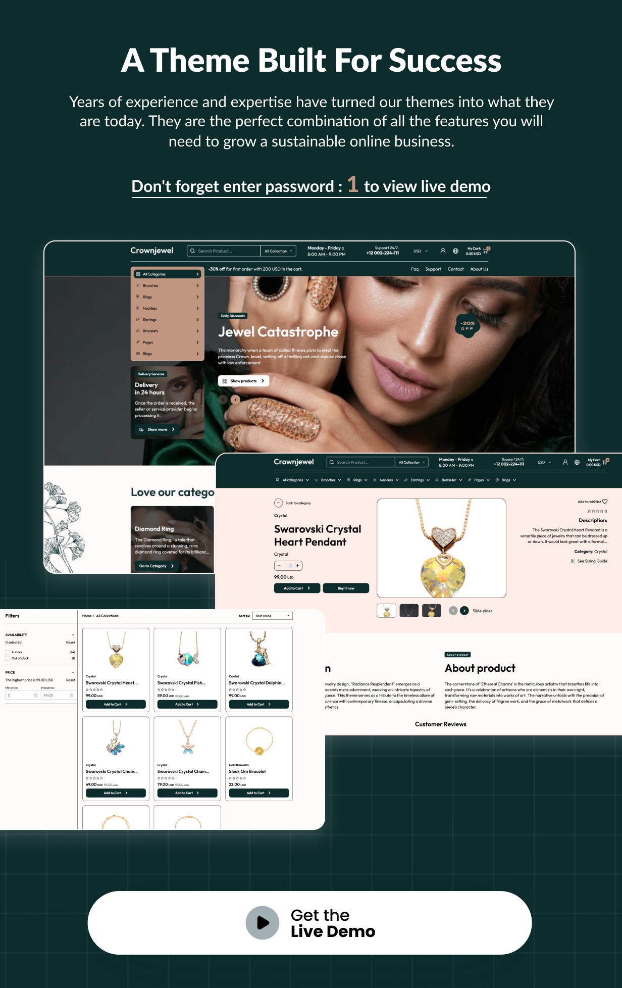 Crownjewel - Jewelry Diamond Shoify 2.0 Store - 10