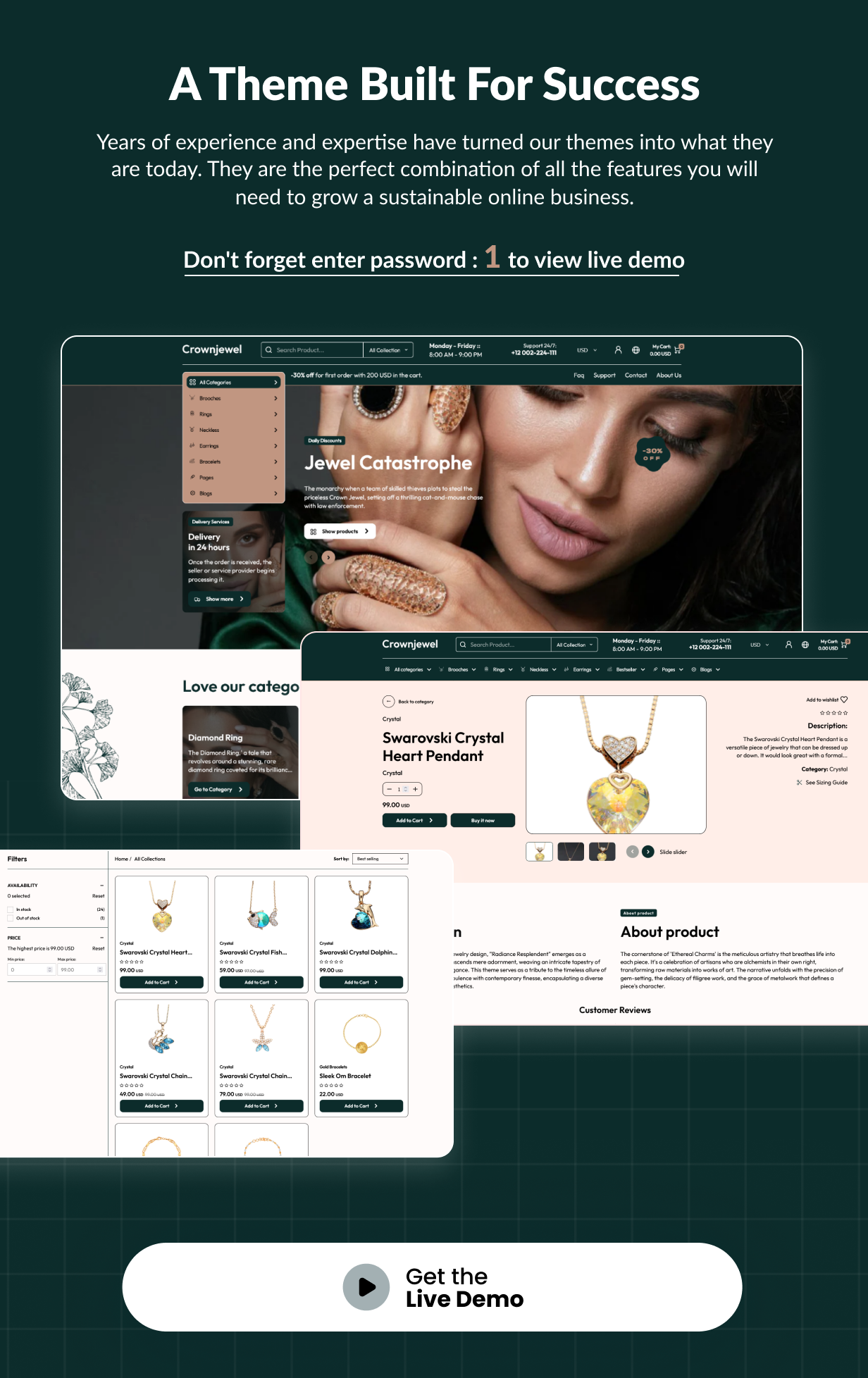 Crownjewel - Jewelry Diamond Shoify 2.0 Store - 9