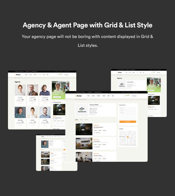 Rentex - Real Estate WordPress Theme