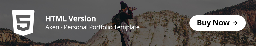 Axen - Personal Portfolio Template