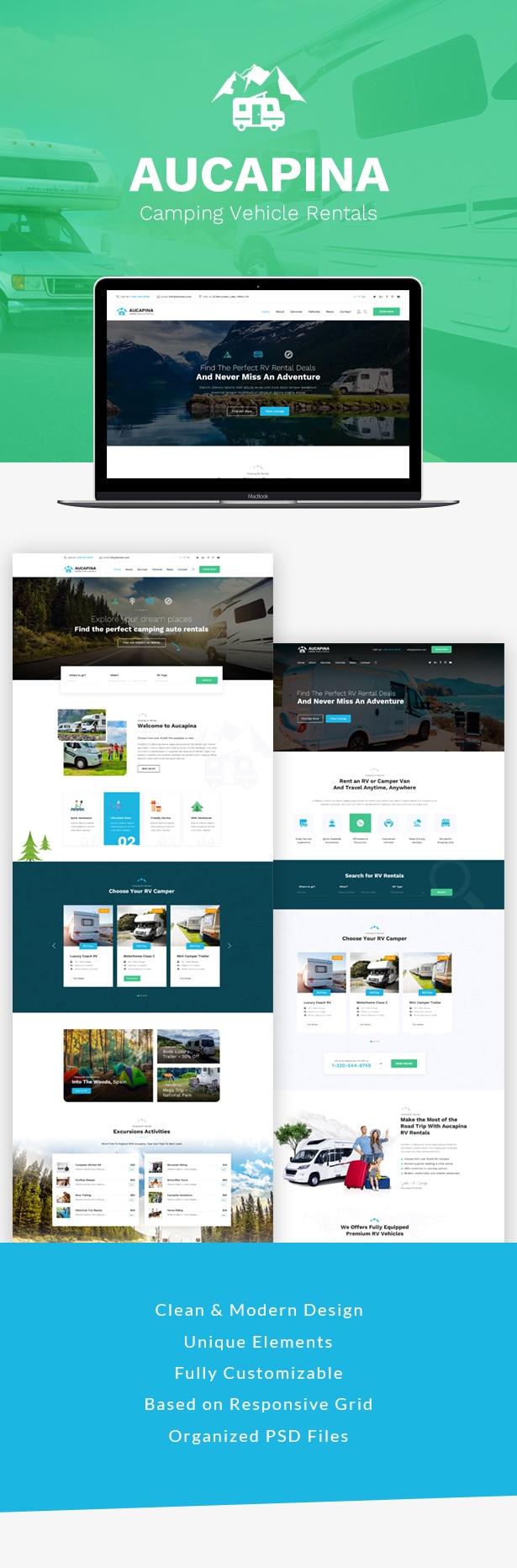 Aucapina - Auto Camping  PSD - 2