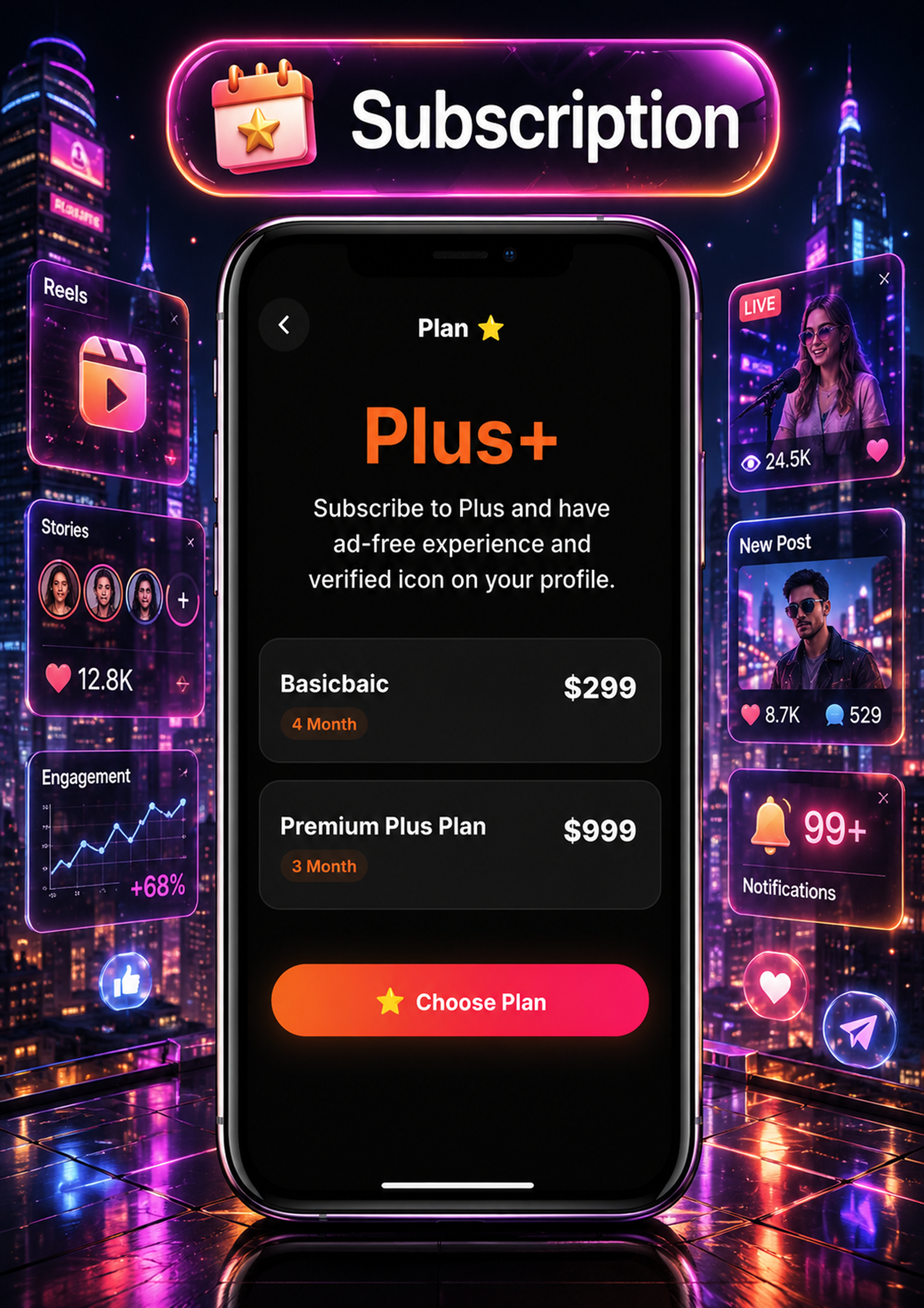DTTrends – TikTok Clone | Reels, Live Streaming, PK Battle, Story, Feed, Chat | Flutter App - 29