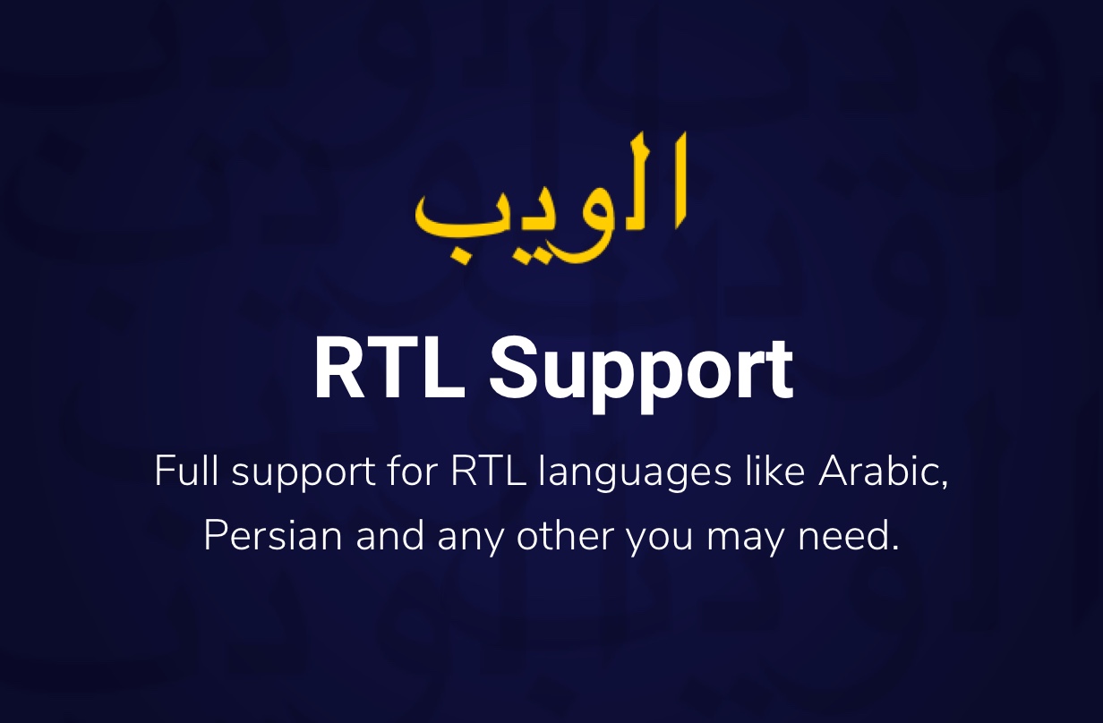 Crocal RTL support