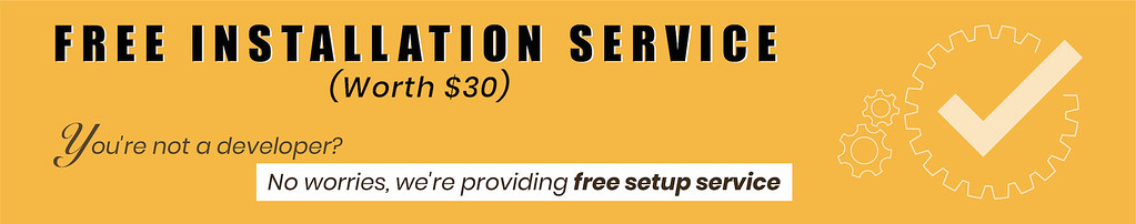 Free installation service