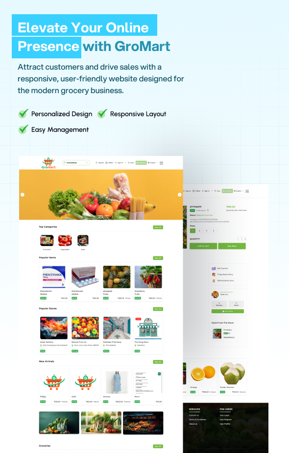 GroMart | Grocery Store App | Grocery Delivery | Multivendor Grocery Flutter App - 10