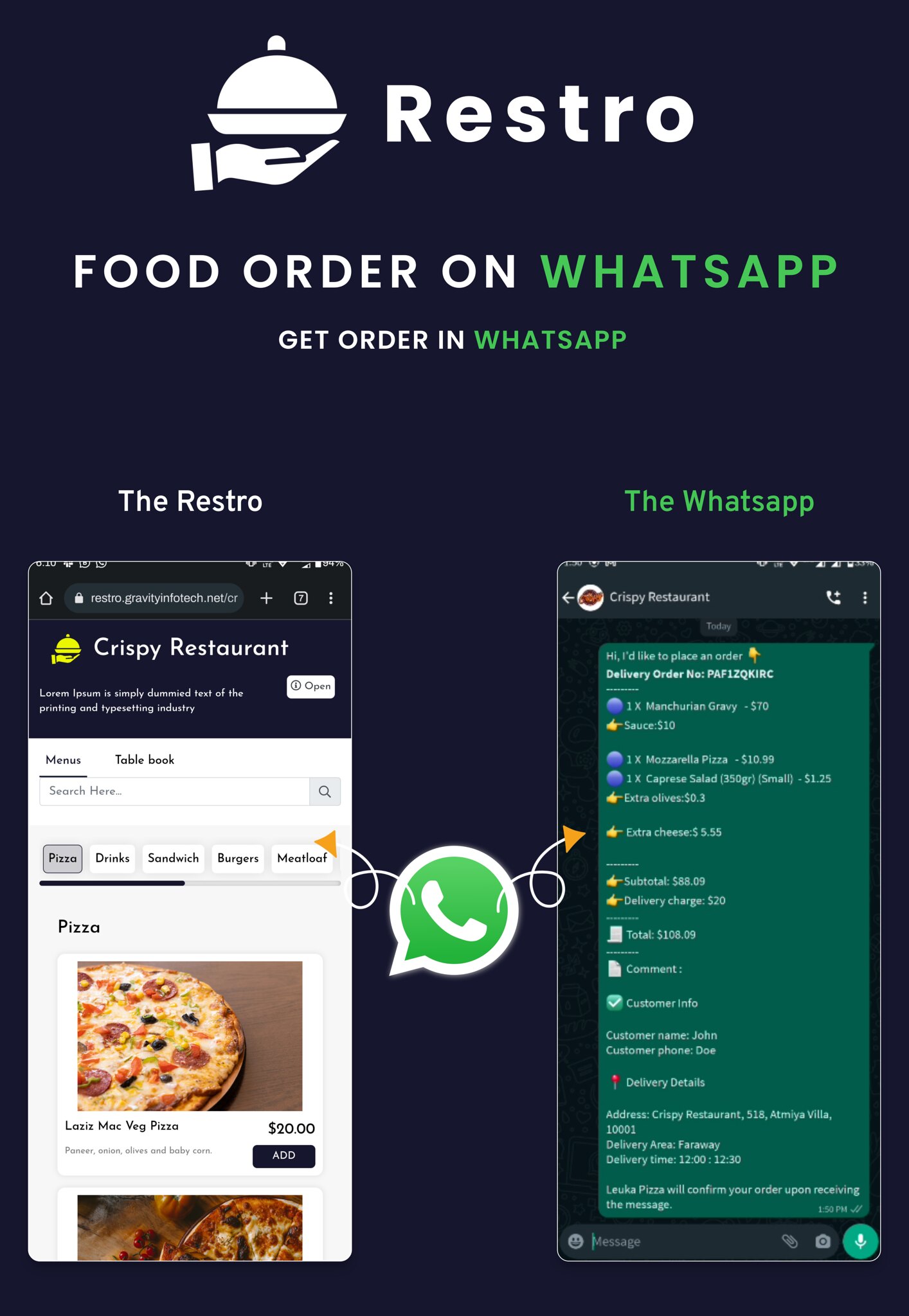 Restro SaaS - Multi Restaurant Online WhatsApp Food Ordering  System SaaS - 5
