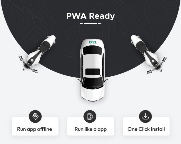 taxify – Electronic Shop Mobile App PWA Template