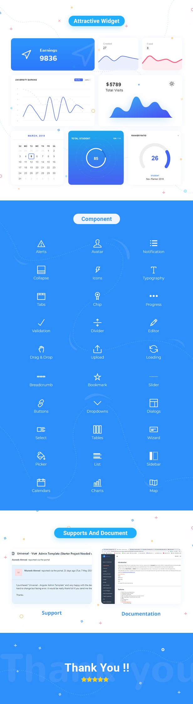 Endless React Admin Dashboard theme