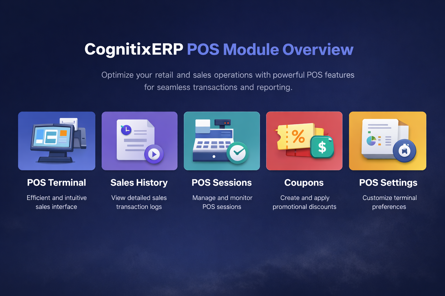 CognitixERP POS Module Overview