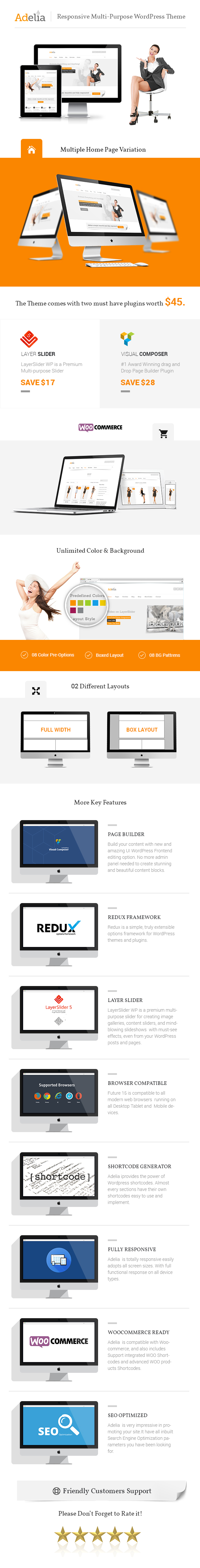 Adelia - Responsive Multi-Purpose WordPress Theme