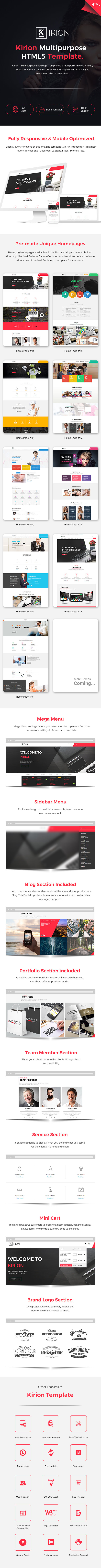 Kirion - Multipurpose Bootstrap 5 Template - 1
