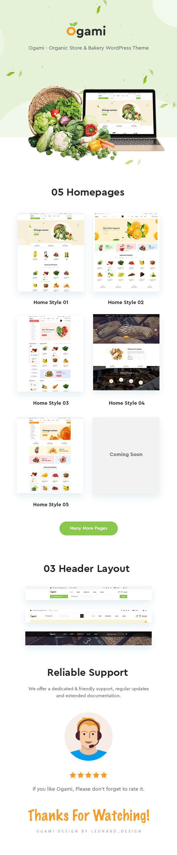 Ogami - Organic Store WordPress Theme - 4