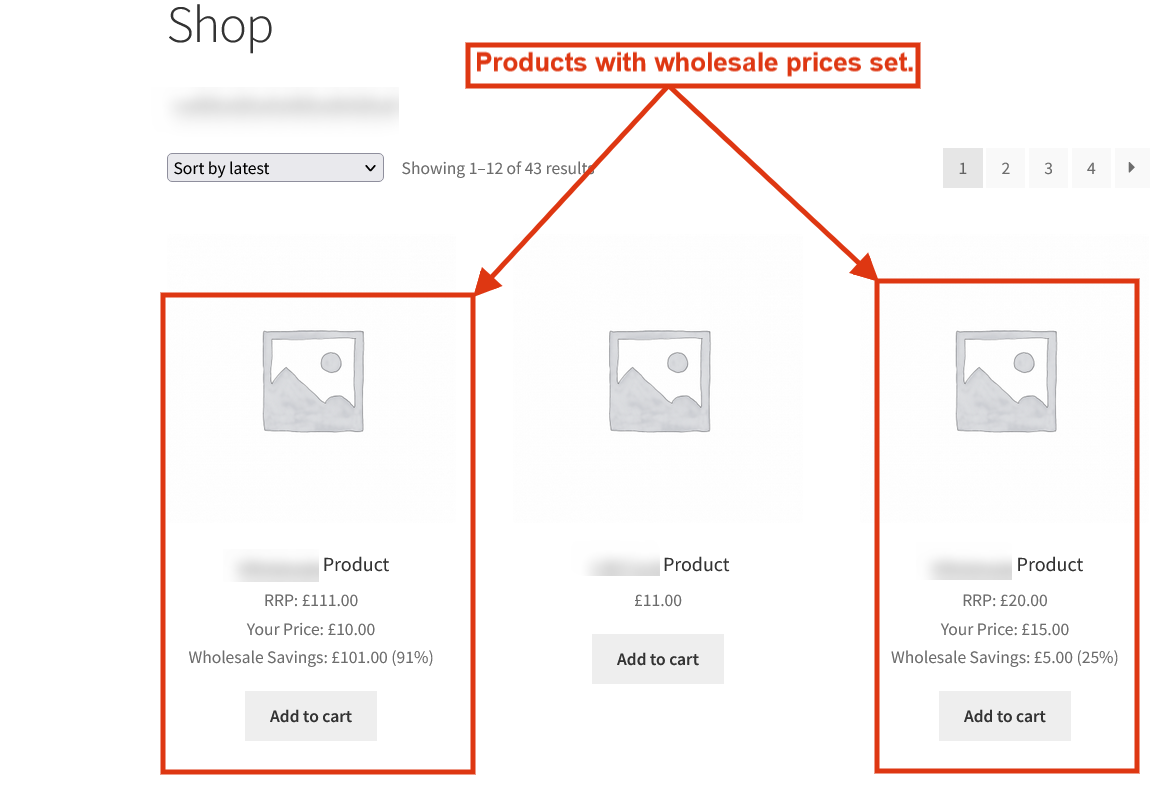Wholesale Pricing for WooCommerce Shop Page