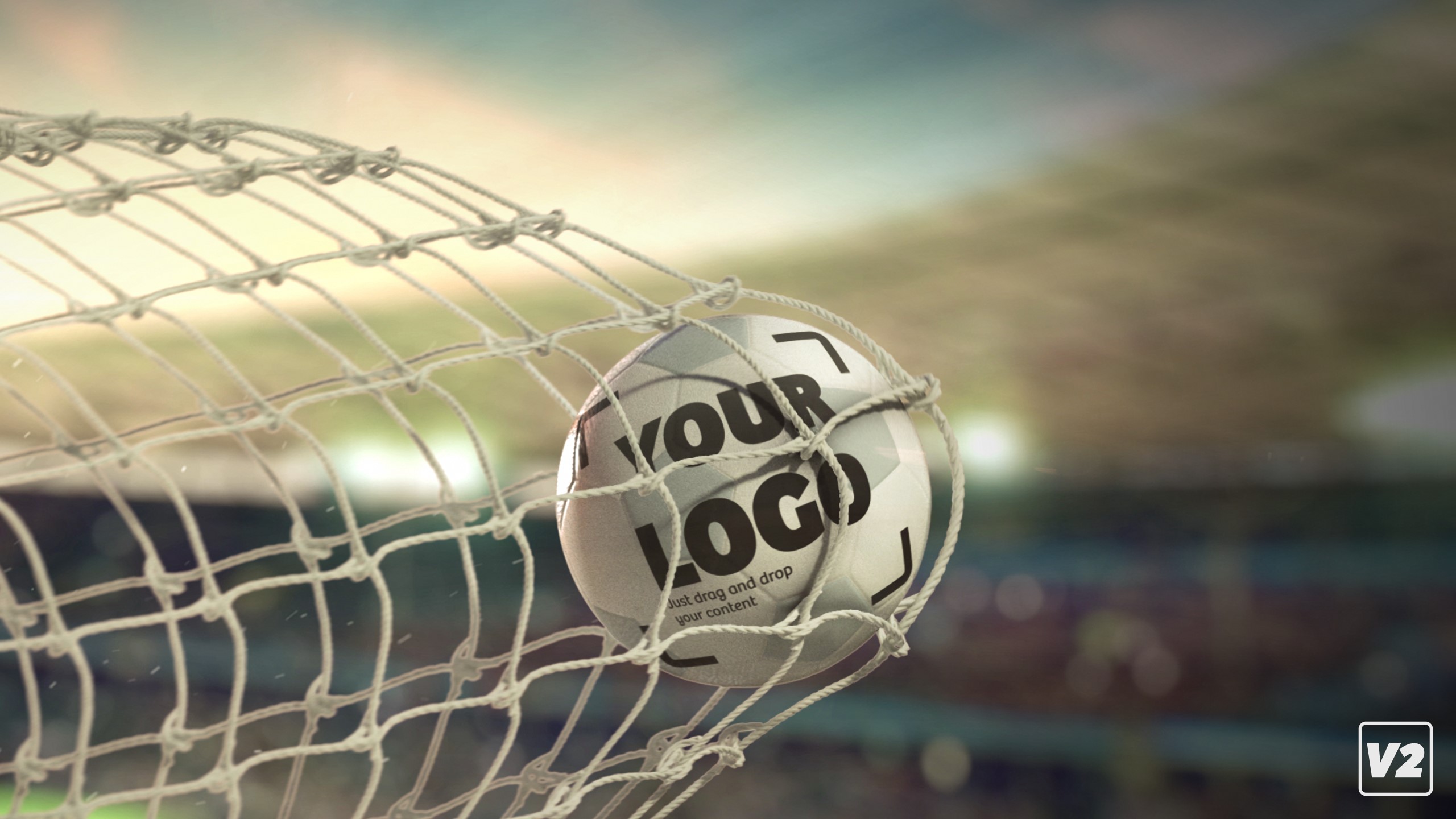 Soccer Scoring Logo Reveal Intro Opener Frontal Premiere - 2