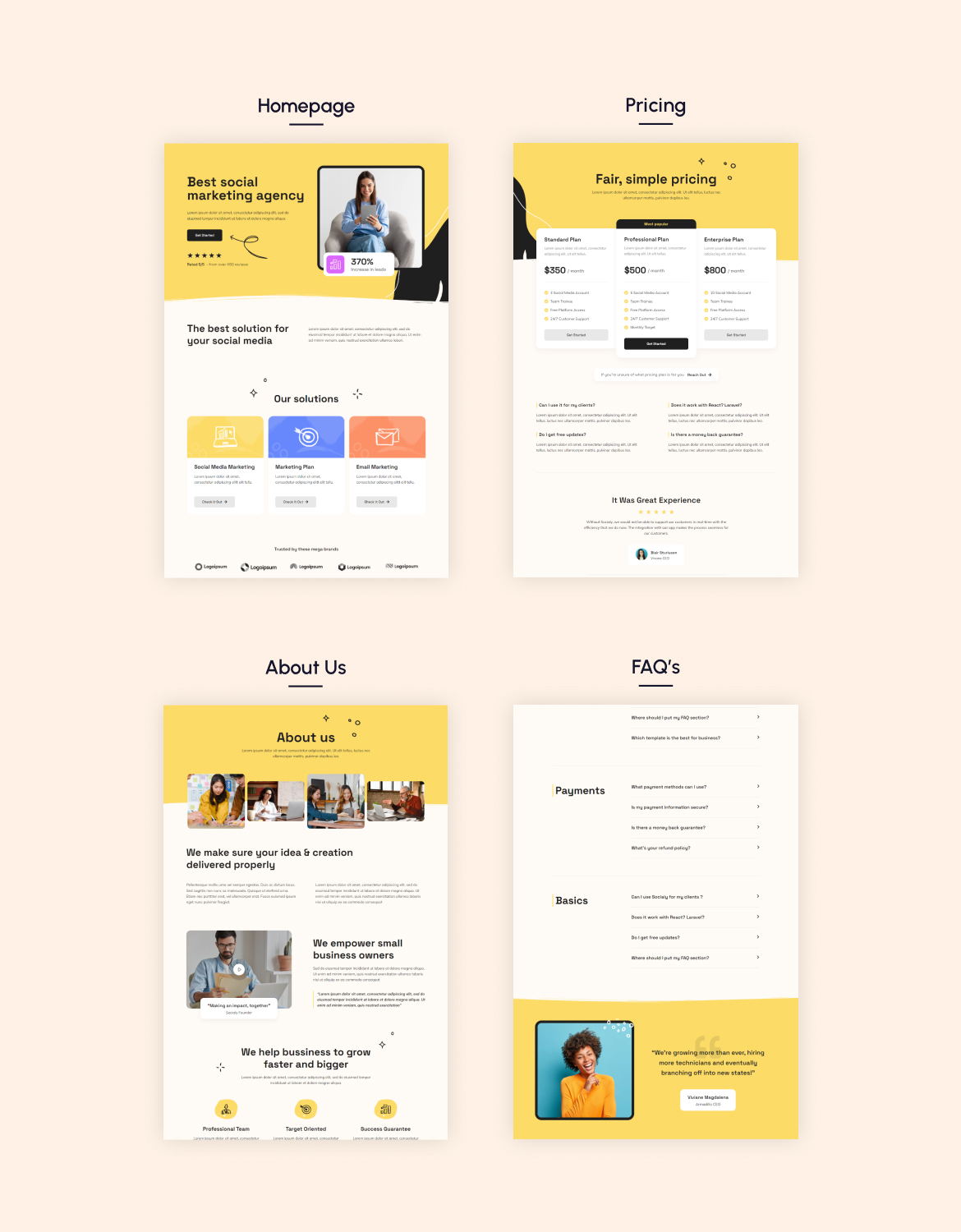 Socialy | Social Media Marketing Agency Elementor Template Kit - 1