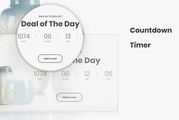 Countdown timer for events & promotion