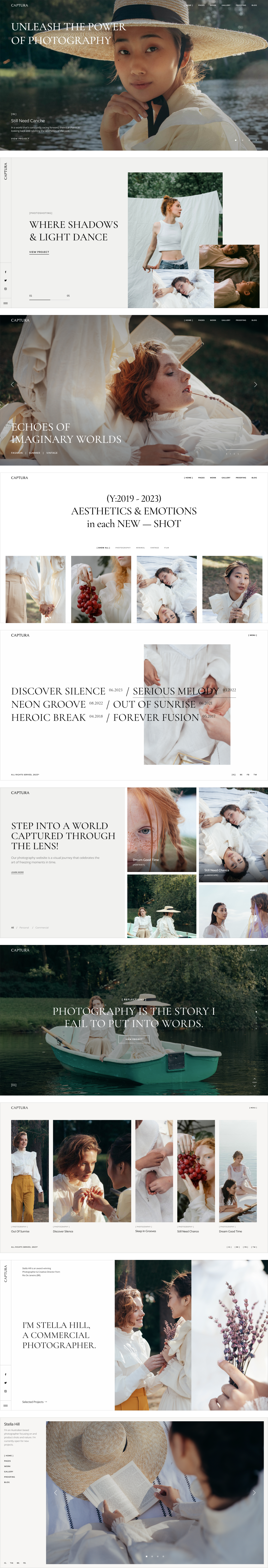 Captura - Photography Portfolio WordPress Theme 