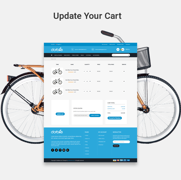 DotBike - Bicycle e-commerce HTML Template