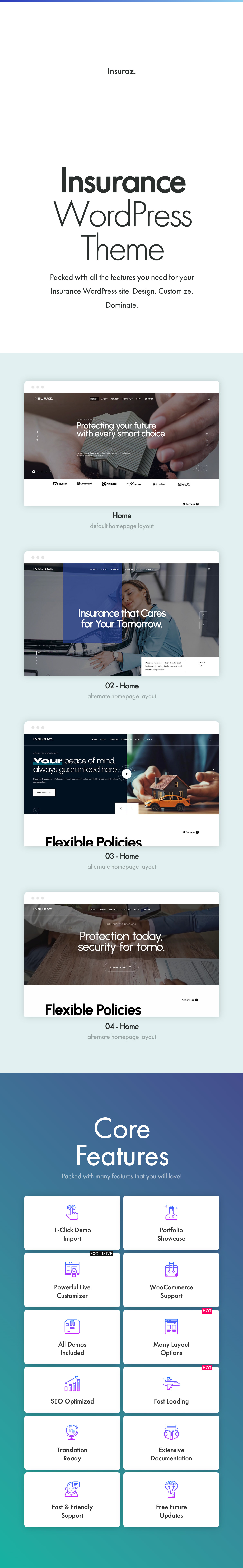 Insuraz - Insurance Company wordpress theme by pixelwars 