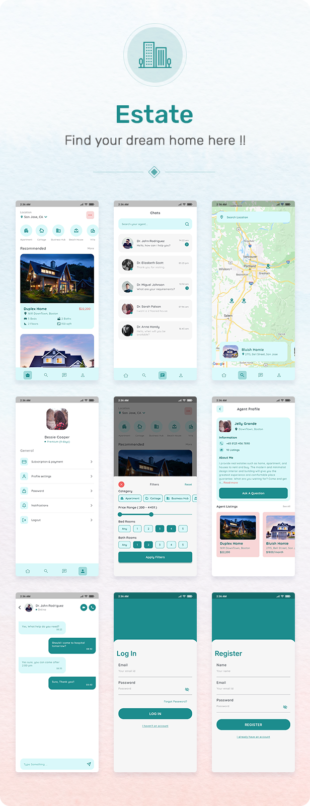 FlutKit - Flutter & Figma UI Kit - 5