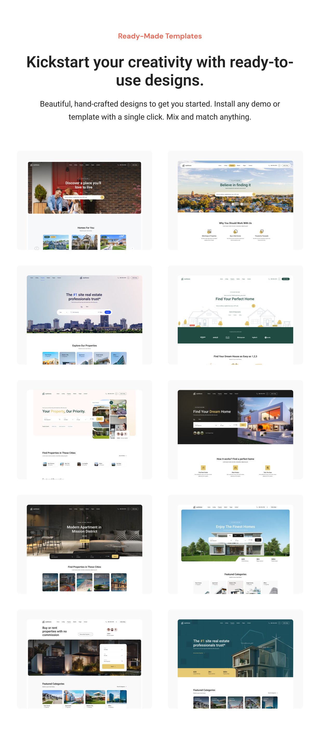 Justhome – Real Estate WordPress Theme - 5